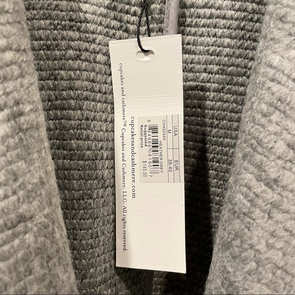 NEW Cupcakes & Cashmere Cyrus Boucle Knit Wrap Jacket Cardigan - Picture 11 of 13